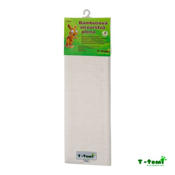 T-TOMI VÍCEVRSTVÁ BAMBUSOVÁ PLENA - LÁTKOVÉ PLENY SKLÁDANÉ - PŘEBALOVÁNÍ