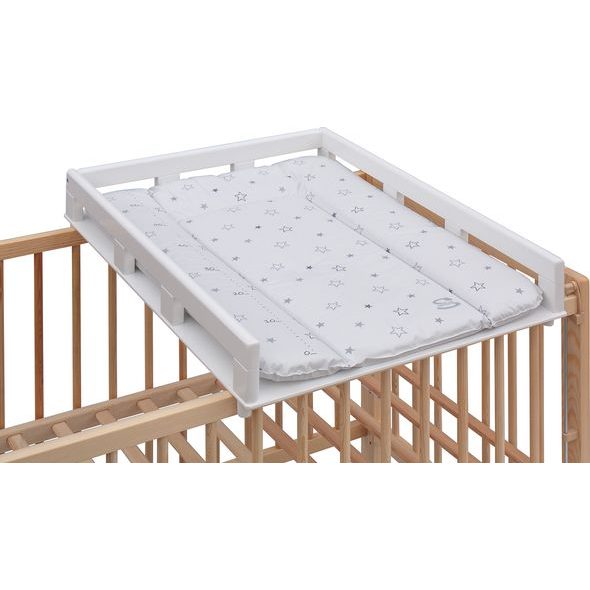 SCARLETT PŘEBALOVACÍ PULT OGY NA POSTÝLKU BÍLÝ S PŘEBALOVACÍ PODLOŽKOU HVĚZDIČKA BÍLÁ - PŘEBALOVACÍ PULTY - PŘEBALOVÁNÍ