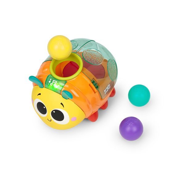 BRIGHT STARTS HRAČKA VKLÁDACÍ INTERAKTIVNÍ S MÍČKY SPIN 'N' CHASE BUG™, 6M+ - AKTIVNÍ HRAČKY - PRO DĚTI