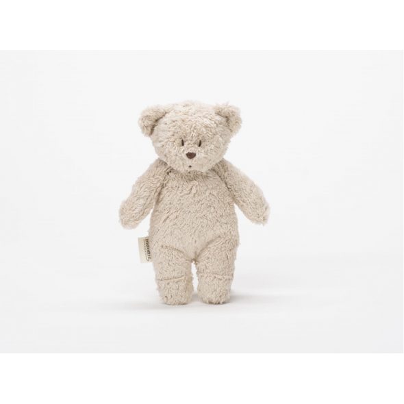 MOONIE MEDVÍDEK PLYŠOVÝ SENSORY ORGANIC SAND - PLYŠOVÁ ZVÍŘATA - PRO DĚTI