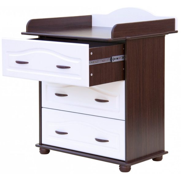 SCARLETT PŘEBALOVACÍ KOMODA BÍLÁ (MDF) - PŘEBALOVACÍ KOMODY - PŘEBALOVÁNÍ