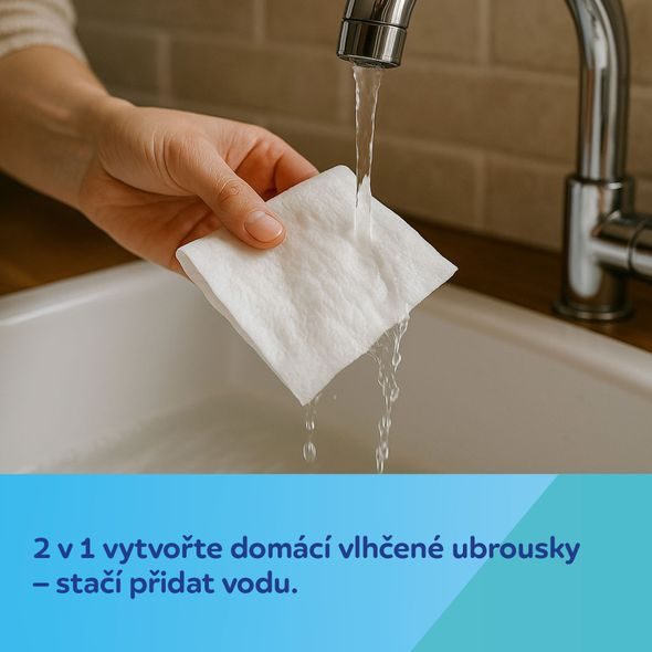 CANPOL BABIES JEDNORÁZOVÉ BAMBUSOVÉ RUČNÍKY 120 KS - LÁTKOVÉ UBROUSKY - PŘEBALOVÁNÍ