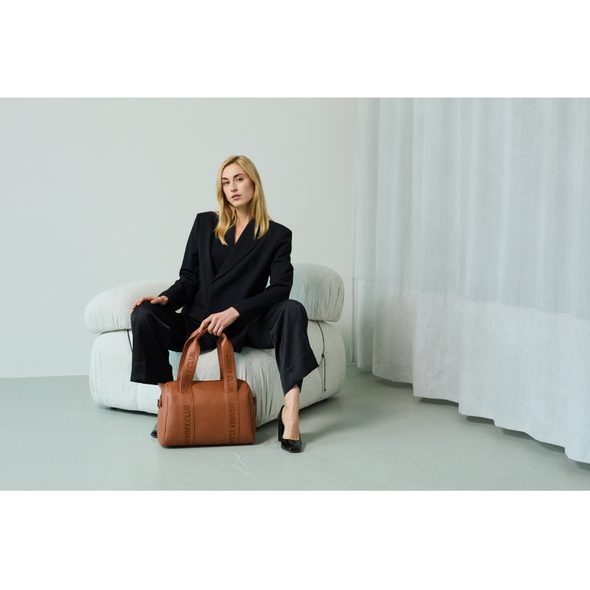 CHILDHOME PŘEBALOVACÍ TAŠKA MOMMY CLUB SIGNATURE VEGAN LEATHER BROWN - PŘEBALOVACÍ TAŠKY - KOČÁRKY A PŘÍSLUŠENSTVÍ