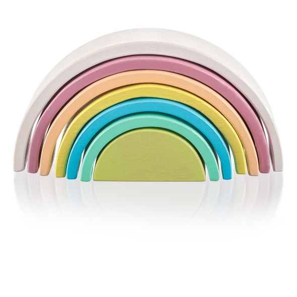 ZOPA DŘEVĚNÁ SKLADACÍ DUHA - MOTORICKÉ A HRY - PRO DĚTI