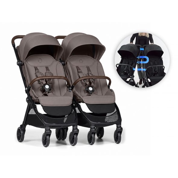 BUMPRIDER CONNECT MINI 2X KOČÁREK S MADLEM TAUPE - GOLFOVÉ KOČÁRKY - KOČÁRKY A PŘÍSLUŠENSTVÍ