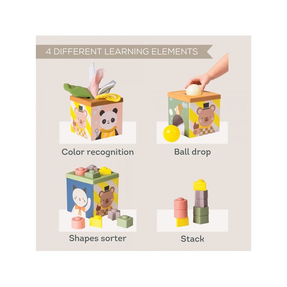 TAF TOYS BOX S AKTIVITAMI PLAY & DISCOVER - AKTIVNÍ HRAČKY - PRO DĚTI