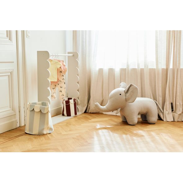 CHILDHOME SLON TEXTILNÍ STOJÍCÍ GREY - PLYŠOVÉ A MAŇÁSCI - PRO DĚTI