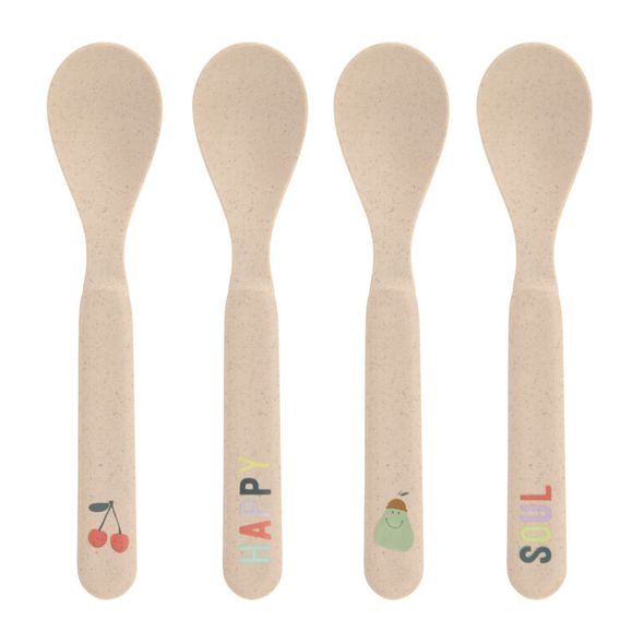LÄSSIG BABIES SPOON SET PP/CELLULOSE HAPPY FRUITS CHERRY - LŽIČKY A PŘÍBORY - KRMENÍ
