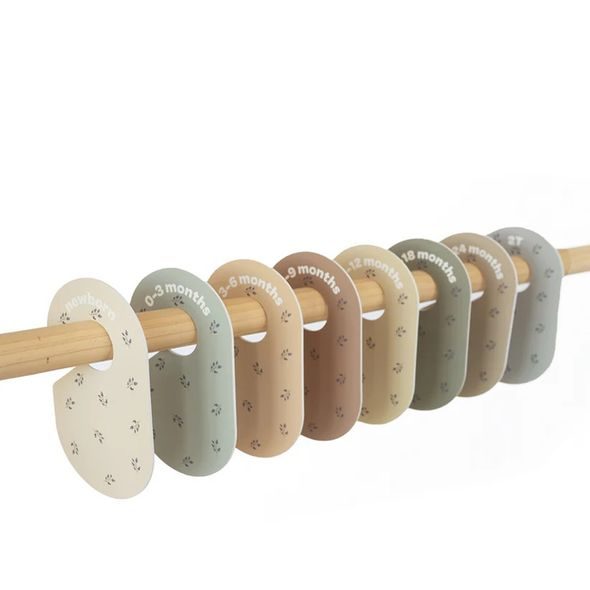 3 SPROUTS ODDĚLOVAČ RAMÍNEK DLE VĚKU 8 KS BLUEBERRY - DEKORACE A POLIČKY - SPINKÁNÍ