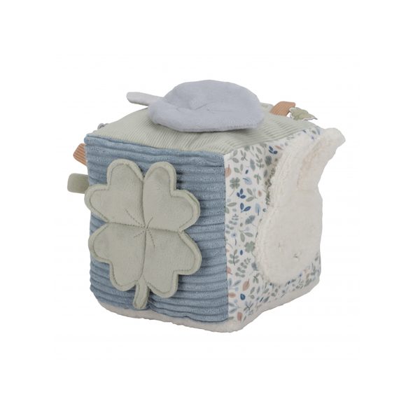 LITTLE DUTCH KOSTKA TEXTILNÍ S AKTIVITAMI KRÁLÍČEK MIFFY LUCKY LEAVES - MIFFY - PRO DĚTI