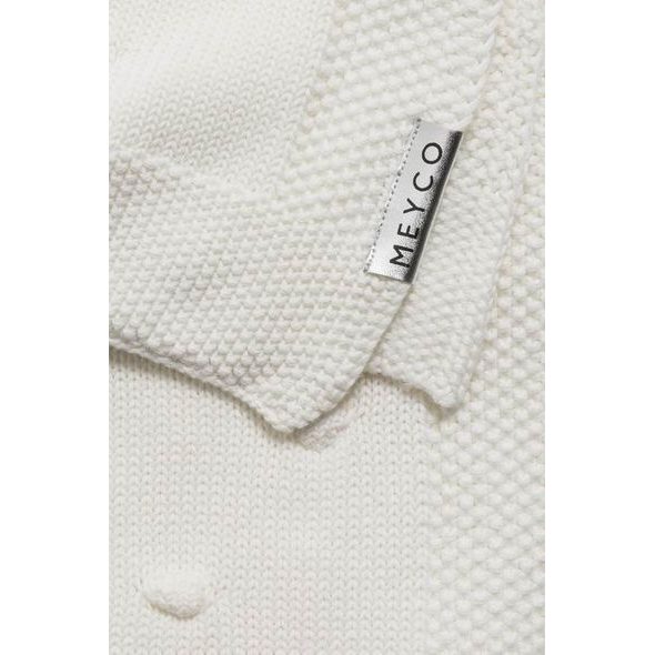 MEYCO DEKA KNOTS - OFF WHITE - DĚTSKÉ DEKY PRO MIMINKA - SPINKÁNÍ