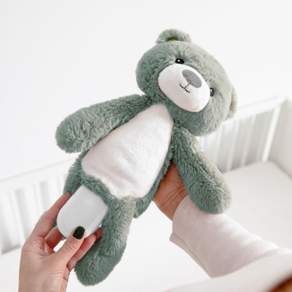 ZAZU MEDVÍDEK BRODY MODRÝ SLEEPTRAINER S MELODIEMI A NOČNÍM SVĚTLEM - TRÉNINKOVÉ BUDÍKY - SPINKÁNÍ