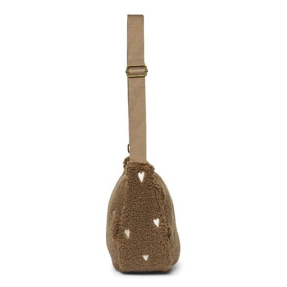 STUDIO NOOS TEDDY HEARTS ADULT FANNY KABELKA BROWN HEARTS - ORGANIZÉRY A KOŠÍKY - KOČÁRKY A PŘÍSLUŠENSTVÍ