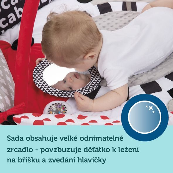 CANPOL BABIES KONTRASTNÍ HRACÍ DEKA SENSORY - HRACÍ DEKY - PRO DĚTI