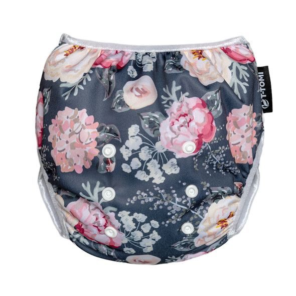 T-TOMI PLENKOVÉ PLAVKY GREY FLOWERS - KOJENECKÉ PLAVKY - KOUPÁNÍ A ZDRAVÍ
