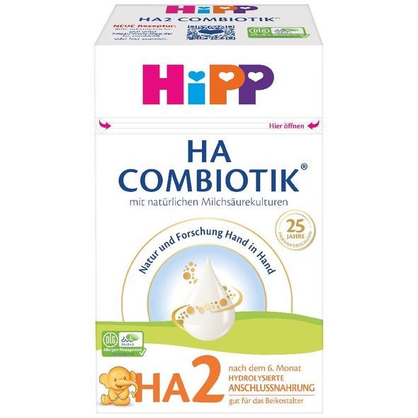 HIPP POKRAČOVACÍ KOJENECKÁ VÝŽIVA HIPP HA 2 COMBIOTIK 600G - EXPIRACE 4.4.2026 - KOJENECKÁ MLÉKA - KRMENÍ