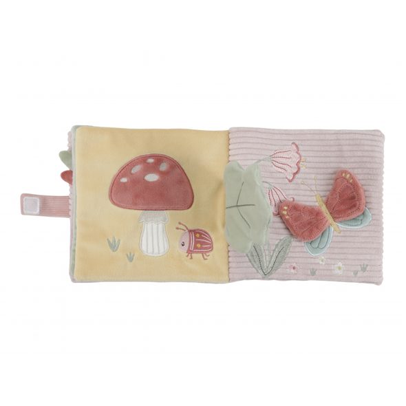 LITTLE DUTCH KNÍŽKA TEXTILNÍ S AKTIVITAMI FAIRY GARDEN - KNÍŽKY PRO NEJMENŠÍ - PRO DĚTI