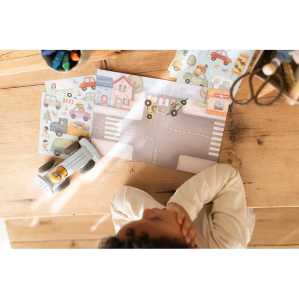 LITTLE DUTCH KNÍŽKA SE SAMOLEPKAMI DOPRAVA JIM - LITTLE DUTCH - PRO DĚTI