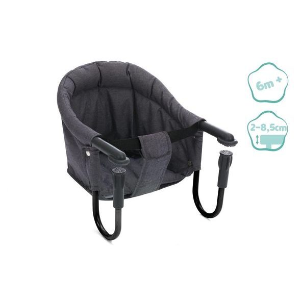 FILLIKID SEDÁTKO KE STOLU FLEXI GREY MELANGE - JÍDELNÍ ŽIDLIČKY CESTOVNÍ - KRMENÍ