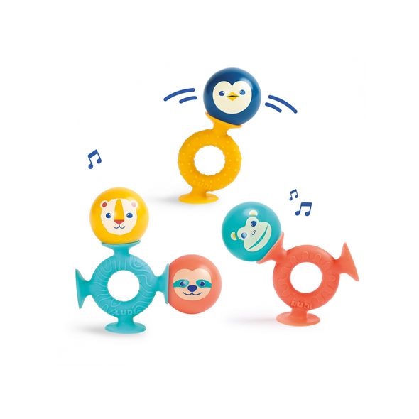 LUDI CHRASTÍTKA S PŘÍSAVKOU SMAC POP - HRAČKY DO VANY - PRO DĚTI