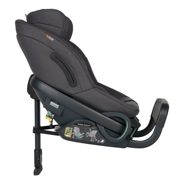 BESAFE BESAFE STRETCH2 DARK GREY MÉLANGE - AUTOSEDAČKY 0-25KG - AUTOSEDAČKY A PŘÍSLUŠENSTVÍ