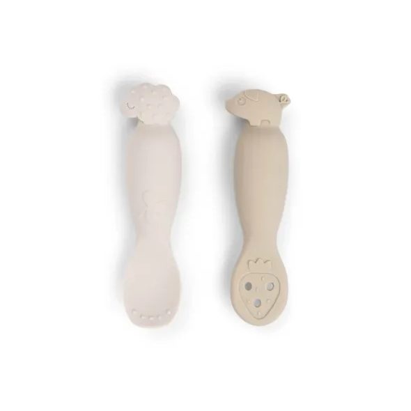 DONE BY DEER SILIKONOVÉ LŽIČKY TINY FARM 2KS - LŽIČKY A PŘÍBORY - KRMENÍ