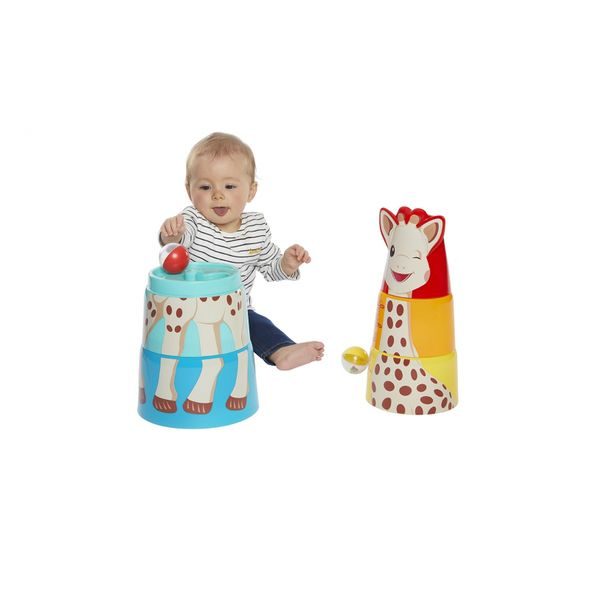 VULLI OBŘÍ VĚŽ ŽIRAFY SOPHIE - STOHOVACÍ HRAČKY - PRO DĚTI