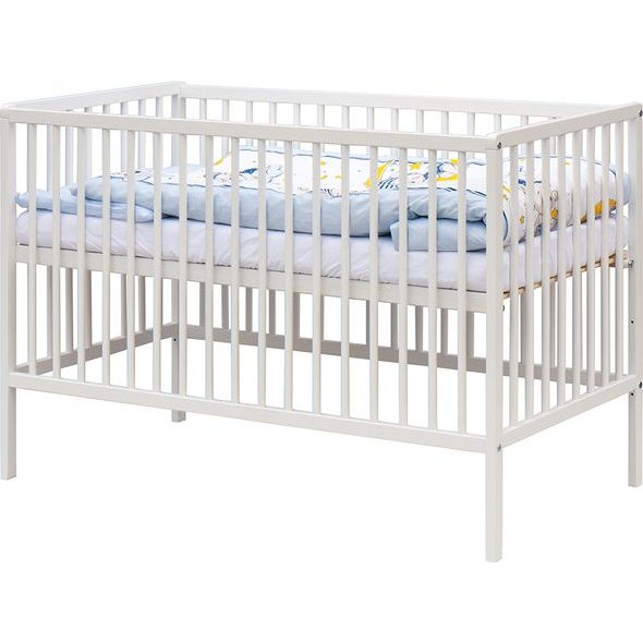 SCARLETT DĚTSKÁ POSTÝLKA S KOMPLETNÍ VÝBAVOU LUNITO 120 X 60 CM - DŘEVĚNÉ POSTÝLKY - SPINKÁNÍ