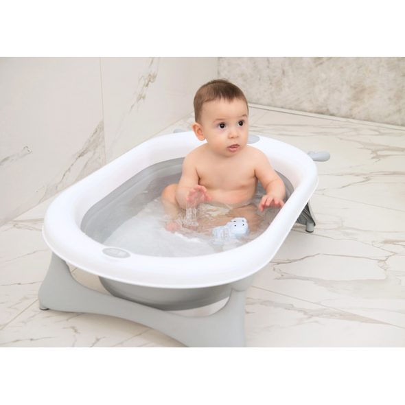 KIKKABOO VANIČKA SKLÁDACÍ FOLDY GREY - VANIČKY PLASTOVÉ - KOUPÁNÍ A ZDRAVÍ