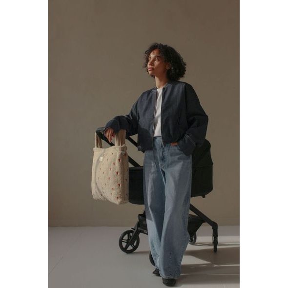 STUDIO NOOS TEDDY HEARTS PŘEBALOVACÍ TAŠKA ECRU HEARTS - PŘEBALOVACÍ TAŠKY - KOČÁRKY A PŘÍSLUŠENSTVÍ