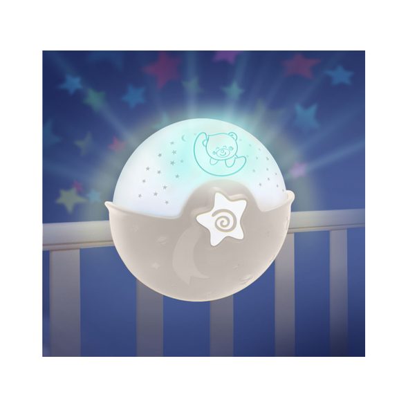 INFANTINO NOČNÍ LAMPIČKA S PROJEKCÍ ECRU - NOČNÍ SVĚTLA - SPINKÁNÍ