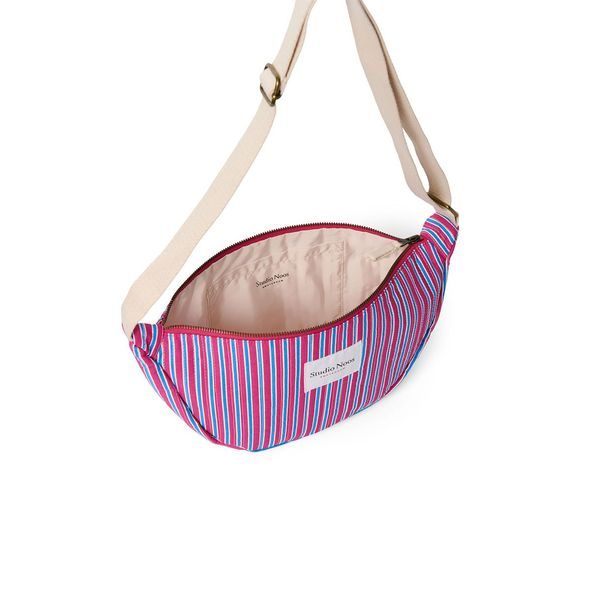 STUDIO NOOS POPLIN ADULT FANNY KABELKA RASPBERRY STRIPED - DOPLŇKY - PRO MAMINKY