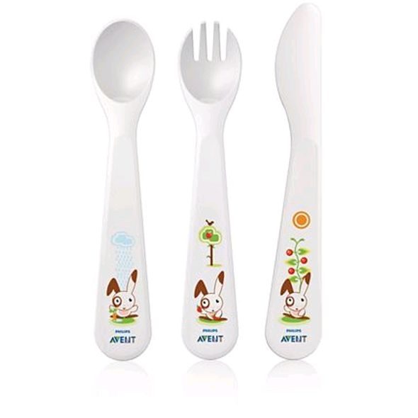 PHILIPS AVENT PŘÍBOR 18M+ - MISKY, TALÍŘKY A PODLOŽKY - KRMENÍ