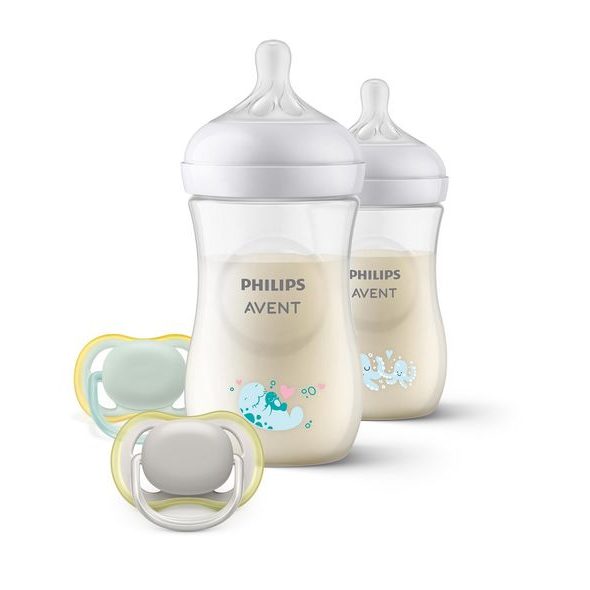 PHILIPS AVENT NOVOROZENECKÁ STARTOVNÍ SADA NATURAL RESPONSE SCD837/11 - KOJENECKÉ LAHVE - KRMENÍ