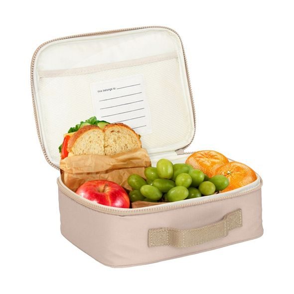 3 SPROUTS TAŠKA NA SVAČINU RECYCLED TAUPE - KRABIČKY NA SVAČINU - KRMENÍ