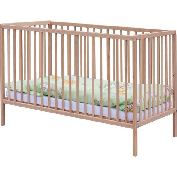 SCARLETT DĚTSKÁ POSTÝLKA S KOMPLETNÍ VÝBAVOU SCARLETT 120X60CM MRÁČEK ZELENÁ - DŘEVĚNÉ POSTÝLKY - SPINKÁNÍ