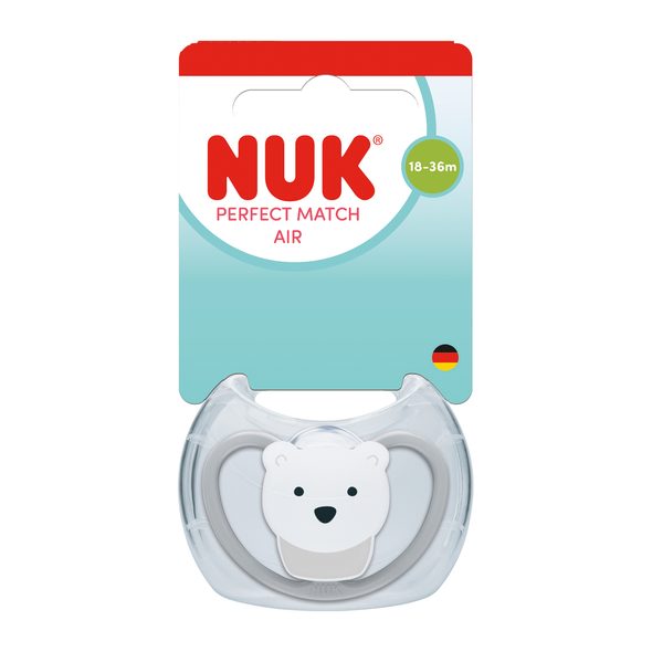 NUK PERFECT MATCH DUDLÍK AIR BEAR 18+M 1KS - ŠIDÍTKA A DOPLŇKY - KRMENÍ