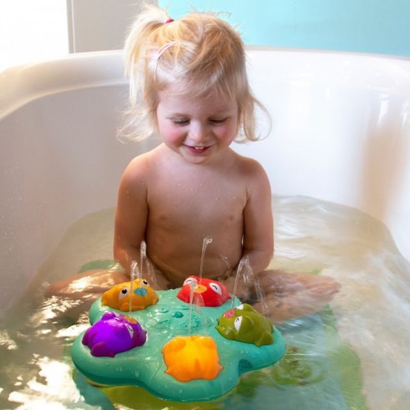 BO JUNGLE HUDEBNÍ FONTÁNA FROG - HRAČKY SE ZVUKY - PRO DĚTI