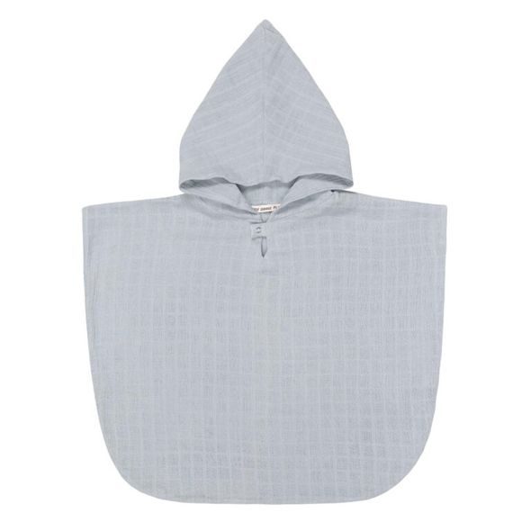 LÄSSIG MUSLIN PONCHO POWDER BLUE - OSUŠKY A DĚTSKÉ ŽUPANY - KOUPÁNÍ A ZDRAVÍ