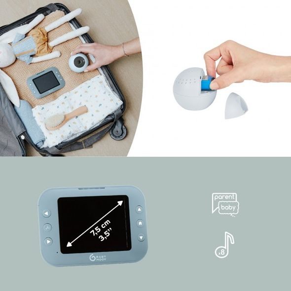 BABYMOOV VIDEO BABY MONITOR YOO-ROLL - ELEKTRONICKÉ CHŮVIČKY - SPINKÁNÍ