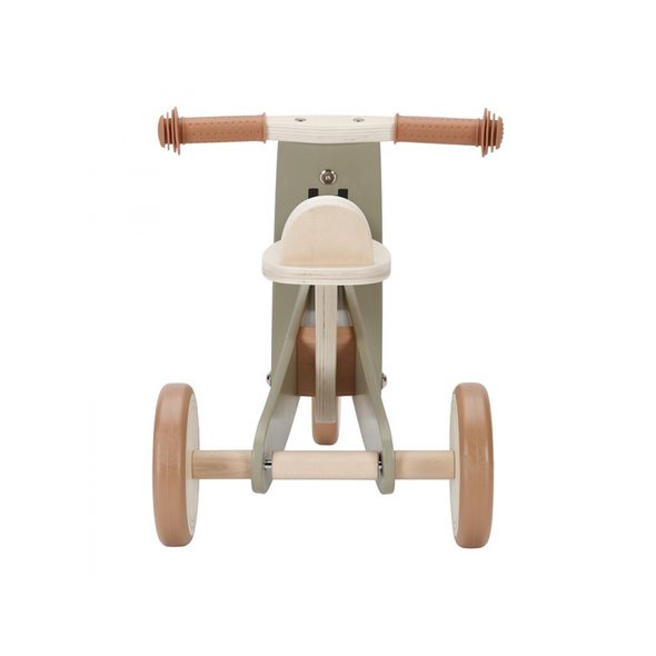 LITTLE DUTCH ODRÁŽEDLO TŘÍKOLKA DŘEVĚNÁ OLIVE - DĚTSKÁ ODRÁŽEDLA - PRO DĚTI