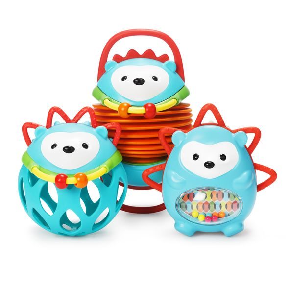 SKIP HOP CHRASTÍTKO KULATÉ DO RUKY - JEŽEK 3M+ - CHRASTÍTKA - PRO DĚTI