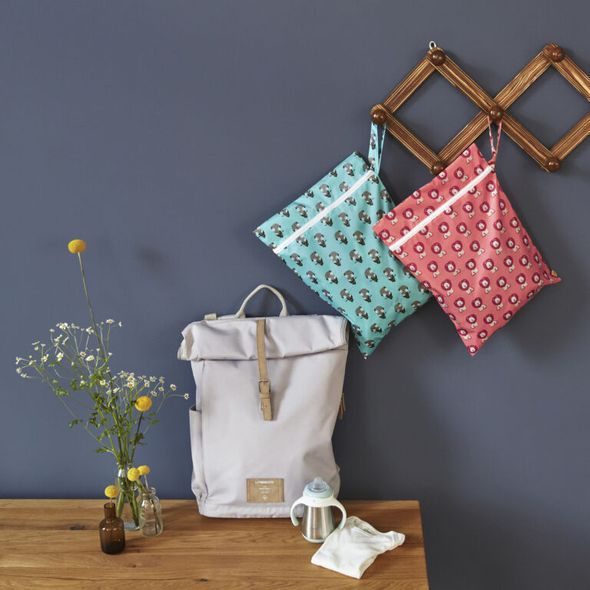 LÄSSIG FAMILY GREEN LABEL ROLLTOP BACKPACK GREY MÉLANGE - LIMITED EDITION - PŘEBALOVACÍ BATOHY - KOČÁRKY A PŘÍSLUŠENSTVÍ