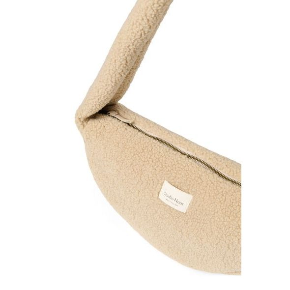 STUDIO NOOS TEDDY MINI CROSS BODY BAG ECRU - ORGANIZÉRY A KOŠÍKY - KOČÁRKY A PŘÍSLUŠENSTVÍ