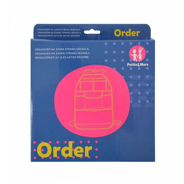 PETITE&MARS ORGANIZÉR NA SEDADLO ORDER - KAPSÁŘE A ORGANIZÉRY - AUTOSEDAČKY A PŘÍSLUŠENSTVÍ