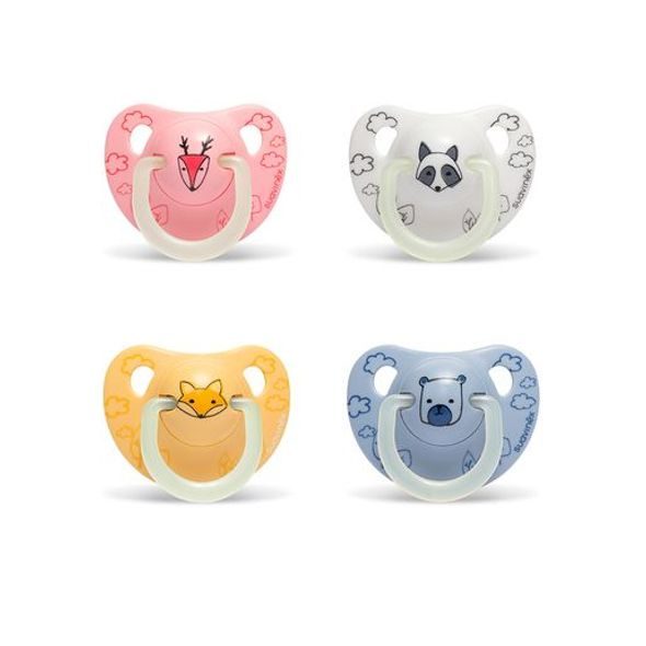 SUAVINEX ŠIDÍTKO DEN&AMP;NOC ANATOMICKÉ SILIKON 0 - ŠIDÍTKA A DOPLŇKY - KRMENÍ