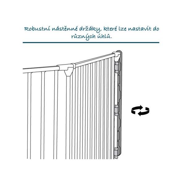 BABY DAN UNIVERZÁLNÍ PROSTOROVÁ ZÁBRANA BABYDAN COMBIFIT L, ČERNÁ - OHRÁDKY - KOUPÁNÍ A ZDRAVÍ