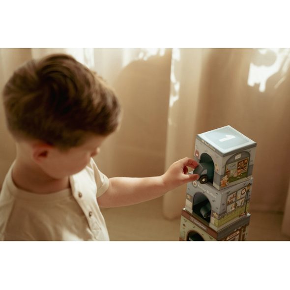 LITTLE DUTCH KOSTKY STOHOVACÍ S AUTÍČKY - LITTLE DUTCH - PRO DĚTI