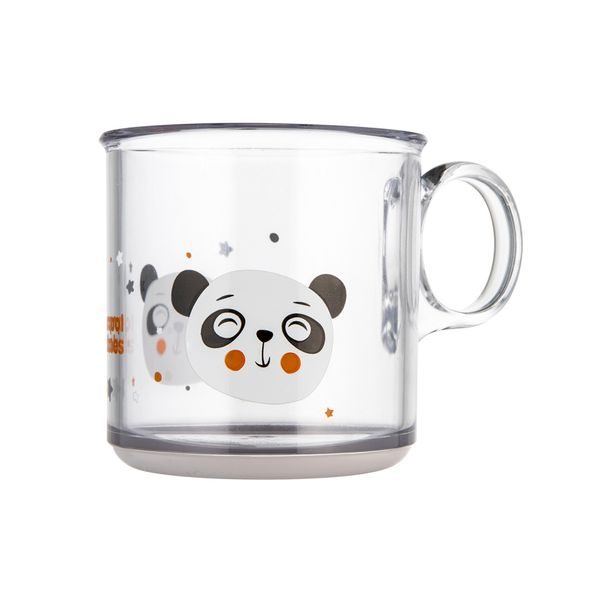 CANPOL BABIES HRNEČEK PROTISKLUZOVÝ EXOTIC ANIMALS 170ML TRANSPARETNÍ - DĚTSKÉ HRNEČKY - KRMENÍ