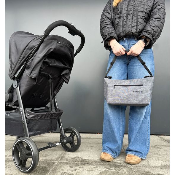 PINKIE ORGANIZÉR GREY MELANGE MENŠÍ - ORGANIZÉRY A KOŠÍKY - KOČÁRKY A PŘÍSLUŠENSTVÍ